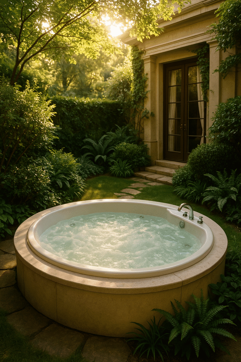 Suíte Jardins Secretos – Jacuzzi em destaque