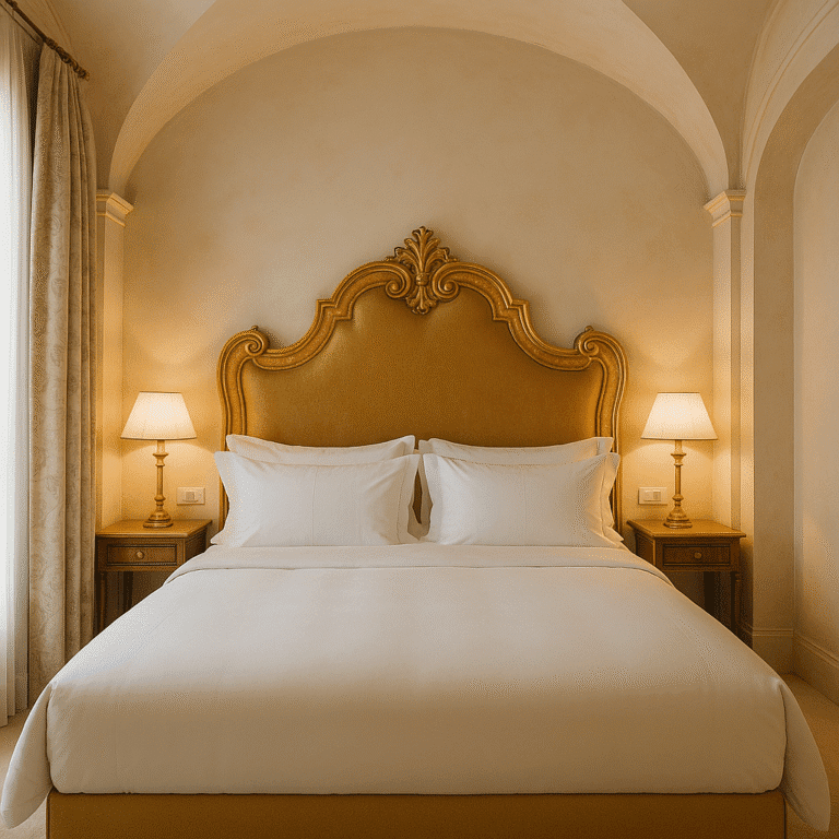 Suíte Real Mallorca – Cama majestosa