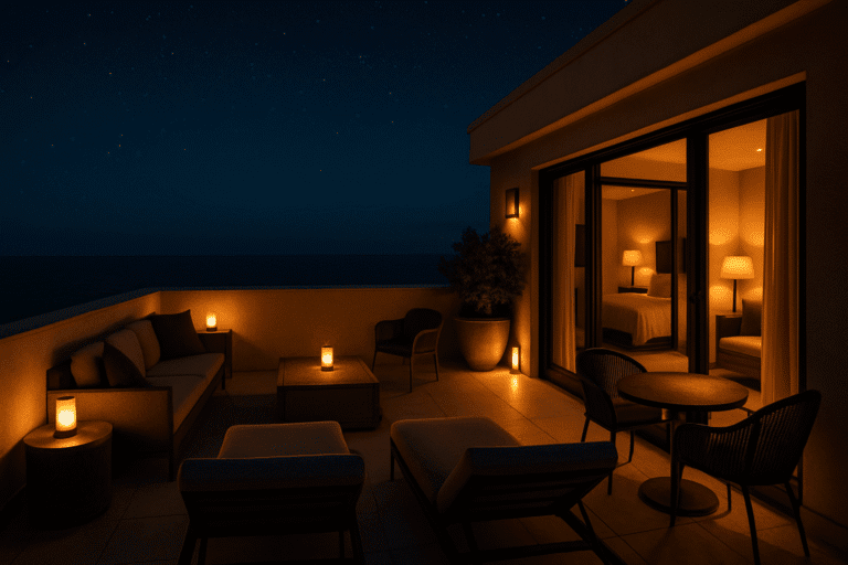 Suíte Sol_Rooftop Nightscape